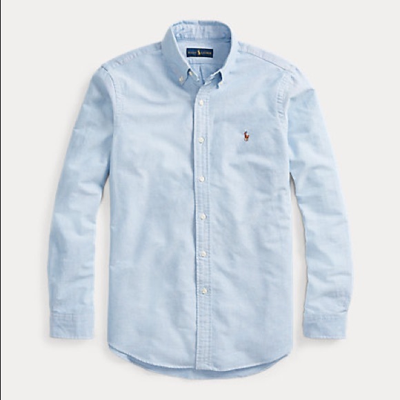 Ralph Lauren Iconic Oxford Classic Fit M Blue - Picture 1 of 5